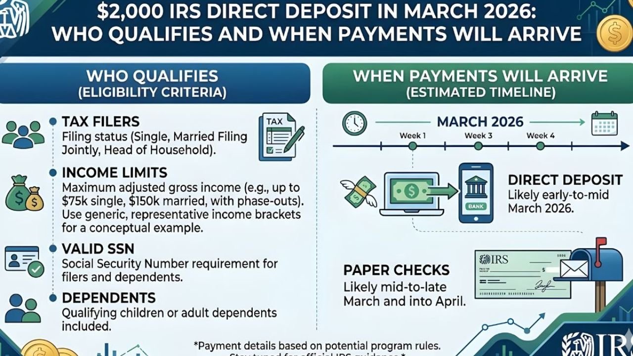$2,000 IRS Direct Deposit in March 2026: What Drivers Need to Know About Tax Refunds