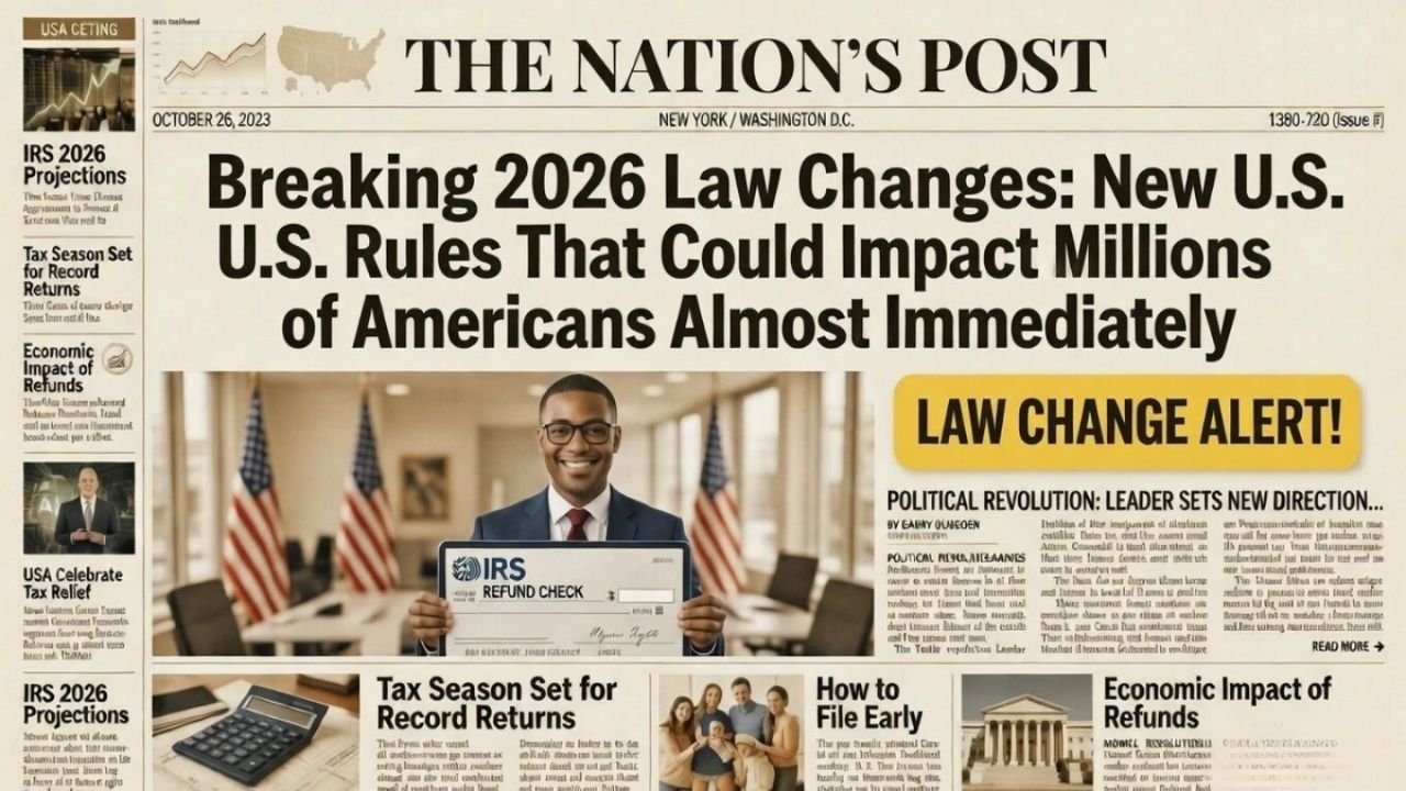 2026 Law Changes You Need to Know: How New U.S. Rules Could Affect Millions