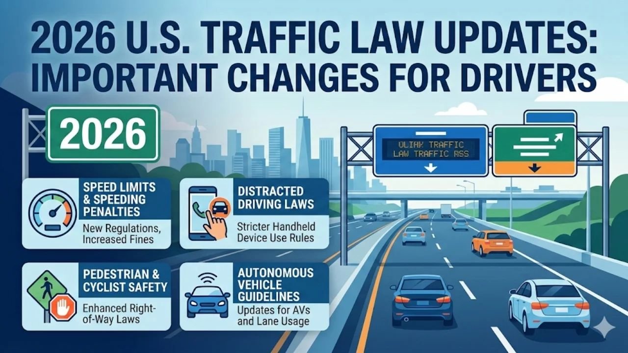 2026 U.S. Traffic Law Updates: Key Rules Every Driver Should Know